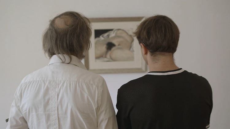 Rocky versucht es mit Bildung und der "schönsten Vulva der Kunstgeschichte". Thorben: "Da sieht man ja gar nichts!" (im Bild übrigens das Gemälde "L'origine du monde", "Der Ursprung der Welt", von Gustave Courbet)