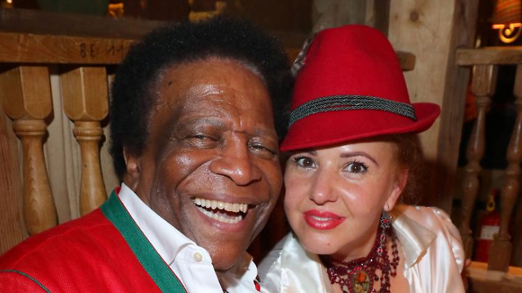 Roberto Blanco mit seiner jetzigen Frau Luzandra.