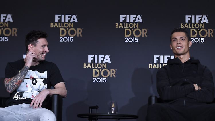 Ewige Rivalen: Lionel Messi und Cristiano Ronaldo.