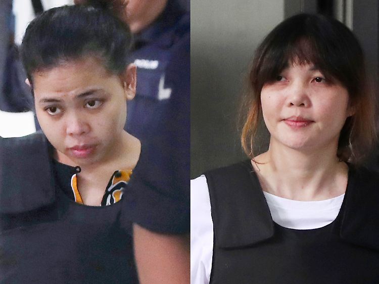 Der Indonesierin Siti Aisyah (l.) und der Vietnamesin Doan Thi Huong droht die Todesstrafe.