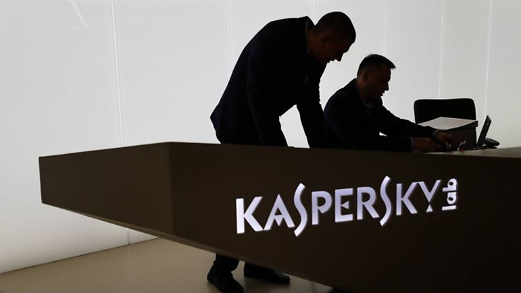 Mitarbeiter des Unternehmens in der Moskauer Kaspersky-Zentrale.