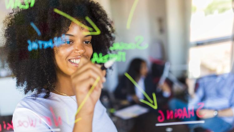 Netzwerkveranstaltungen unter Frauen machen es leichter, sich im Selbstmarketing und Knüpfen von Kontakten zu üben.