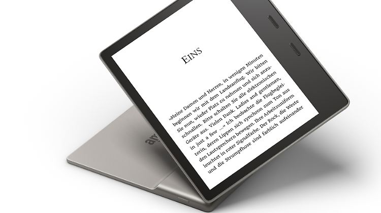 Der Kindle Oasis hat ein leichtes Aluminiumgehäuse.