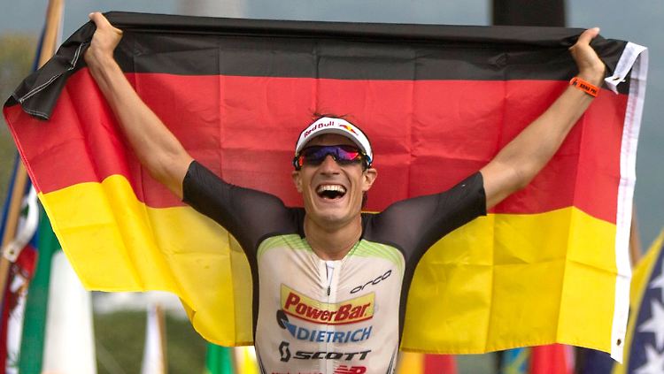 Ich will eher einen möglichen ersten Platz als einen sicheren dritten": Sebastian Kienle, hier bei seinem Sieg beim Ironman auf Hawaii im Jahr 2014.
