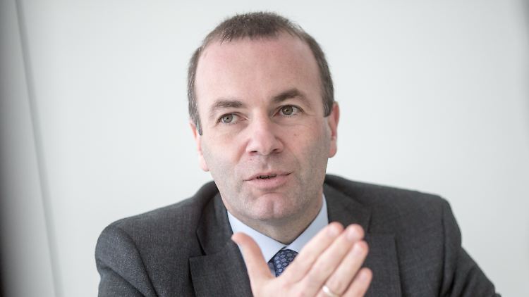 Manfred Weber ist Vorsitzender der EVP-Fraktion (der CDU und CDU angehören) im Europaparlament.