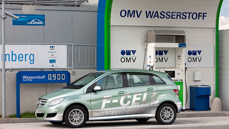 Wasserstofftankstellen könnten nach Modifikation der Säulen auch auf das bestehende Tankstellennetz zugreifen.