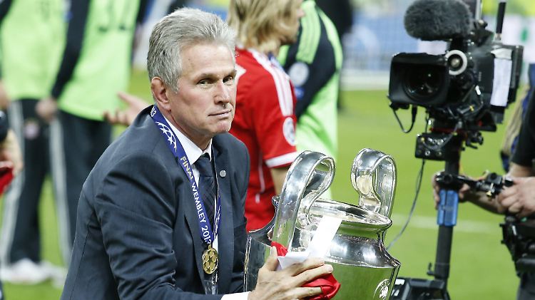 Völlig enthemmt: Jupp Heynckes am 25. Mai 2013 in Wembley. Was damals geschah? Wenn Sie es wissen, schicken Sie doch eine Mail an sport@nama.de.