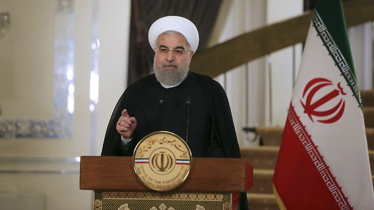 Ruhani bezeichnete Trumps Rede als ein "Gespinst aus Beleidigungen und haltosen Vorwürfen".