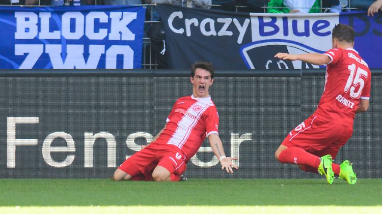 Führung ausgebaut: Fortuna Düsseldorf träumt weiterhin von Liga eins.