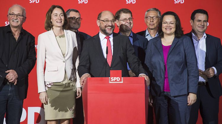 Große Freude in der SPD-Spitze.