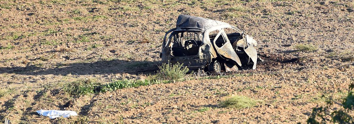 Die Autobombe explodierte, kurz nachdem Daphne Caruana Galizia losgefahren war.