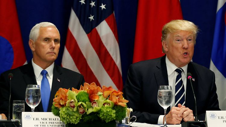 Der Vize (l) und sein Chef (r). 