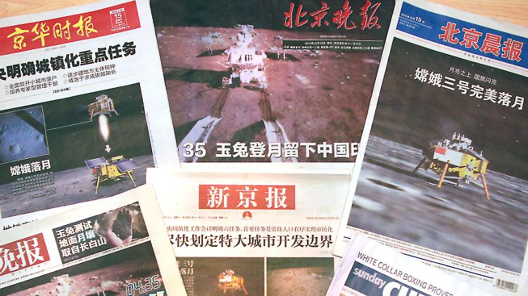 Vier Jahre ist es her, dass der "Jadehase" als erster chinesischer Rover über den Mond kurvte. Er legte 114 Meter zurück.