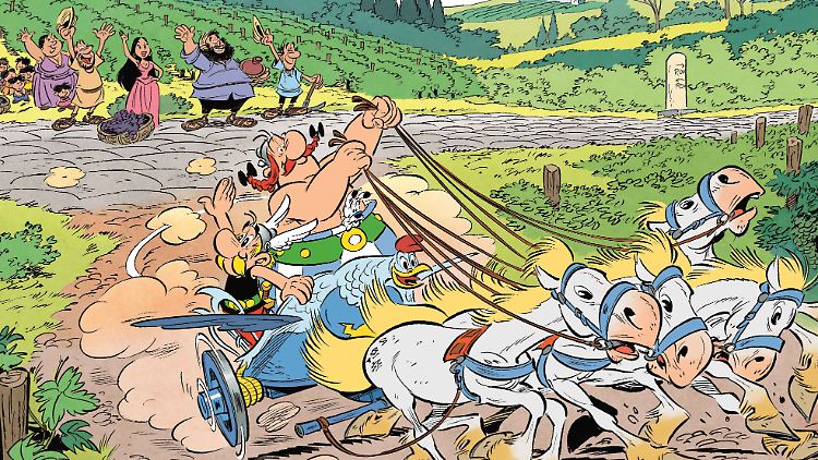 Asterix und Obelix reisen in Band 37 nach Italien - und treffen viele neue Menschen.