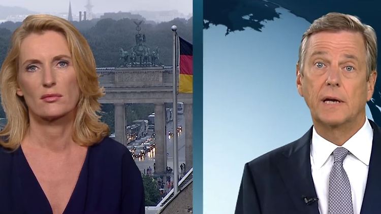 Fanden im "Heute Journal" nicht zueinander: Maria Furtwängler und Claus Kleber.
