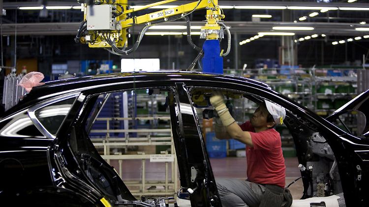 Produktion bei Nissan.