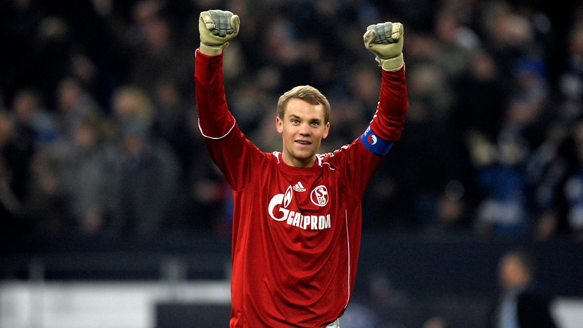 Manuel Neuer holte mit Schalke den einzigen deutschen Sieg.