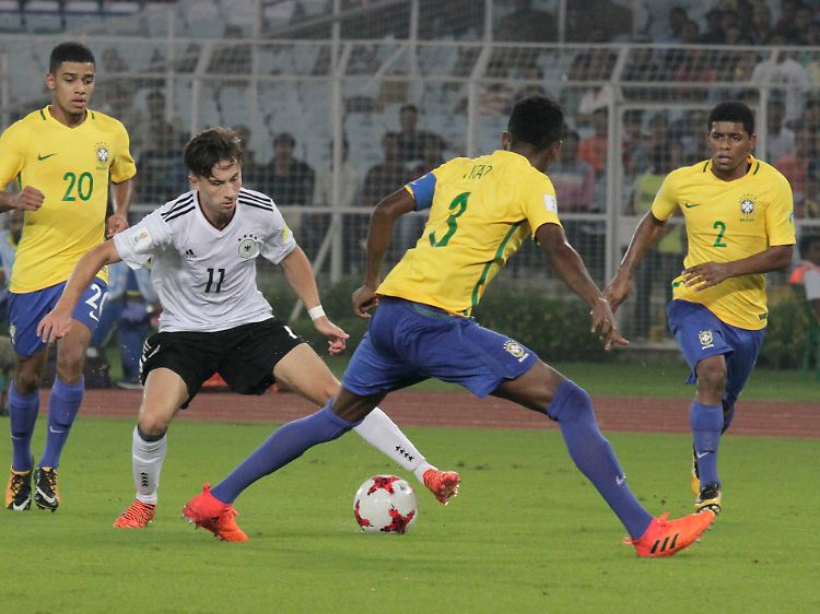 Die DFB-Junioren spielten gut, doch die Brasilianer spielten nach der Pause noch ein wenig besser.