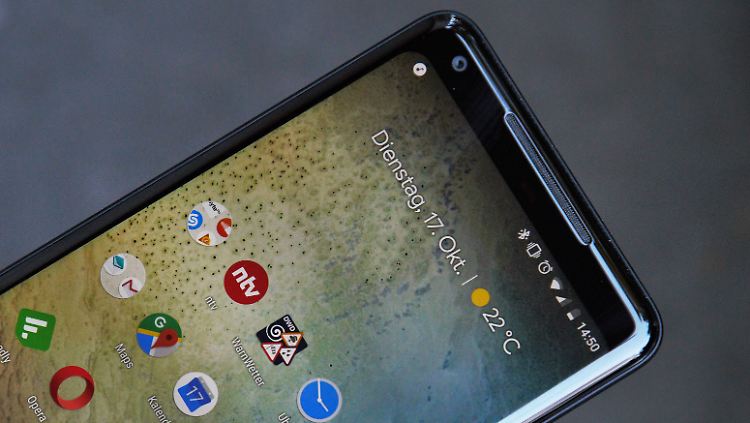 Nicht so toll, wie es aussieht: das Display des Pixel 2 XL. 