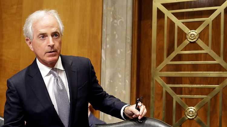 Senator Corker wirft Trump vor, es mit der Wahrheit nicht so ernst zu nehmen.