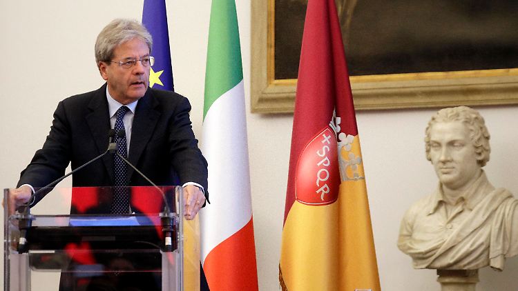 Italiens Regierungschef Paolo Gentiloni hält an Italien und seiner Verfassung fest - will aber trotzdem mit dem Norden über mehr Unabhängigkeit reden.