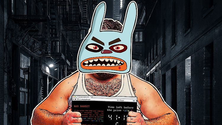 Sieht albern aus, ist aber gefährlich: Bad Rabbit.