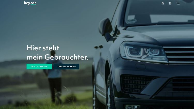 VW tritt mit Heycar im Gebrauchtwagenmarkt an. (Screenshot)