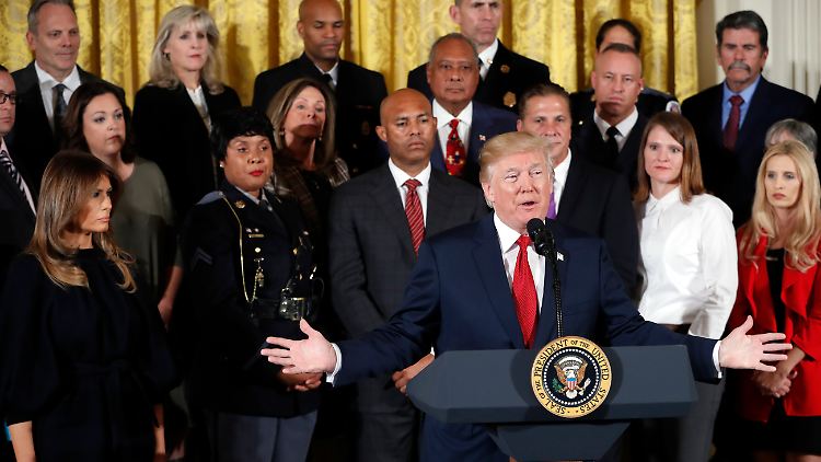 Donald Trump wurde in seiner Rede zur Opioid-Krise sehr persönlich.