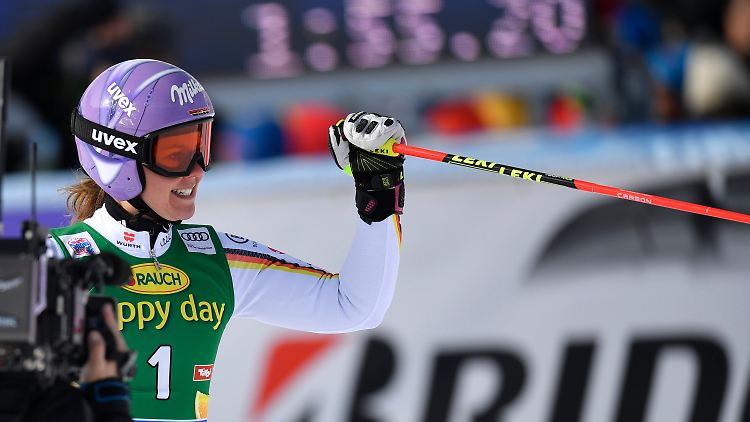 Schnellste: Viktoria Rebensburg in Sölden.