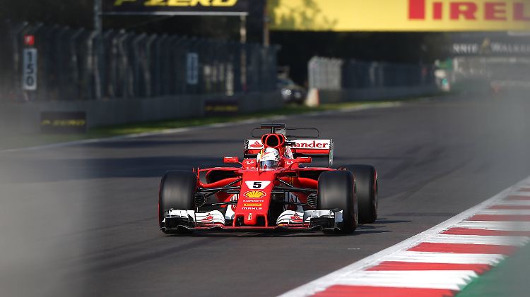 Sebastian Vettel wird die Startampel in Mexiko von Platz 1 sehen.