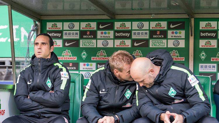 Angezählt: Alexander Nouri als Werder-Coach.