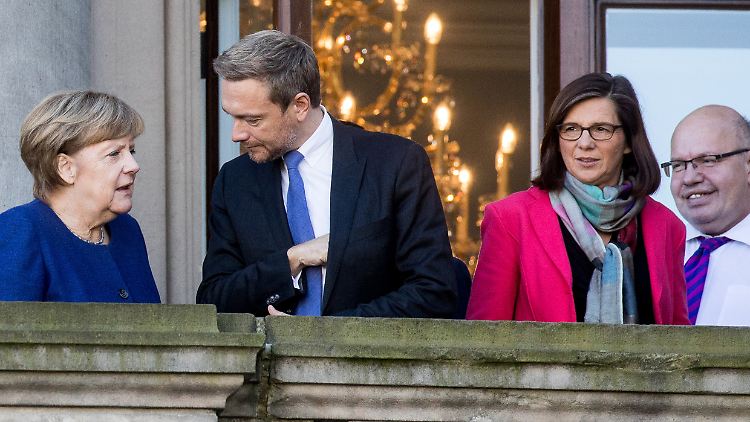Ob es was wird mit Jamaika? Es liegt nicht unwesentlich in den Händen von Angela Merkel, Christian Lindner und Katrin Göring-Eckardt.