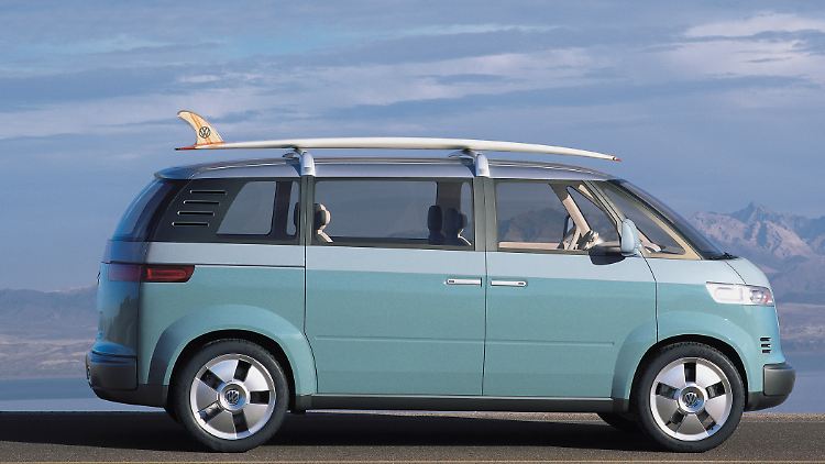 ... wird der Microbus allerdings kleiner ausfallen als beim Urahn, dem Bulli.