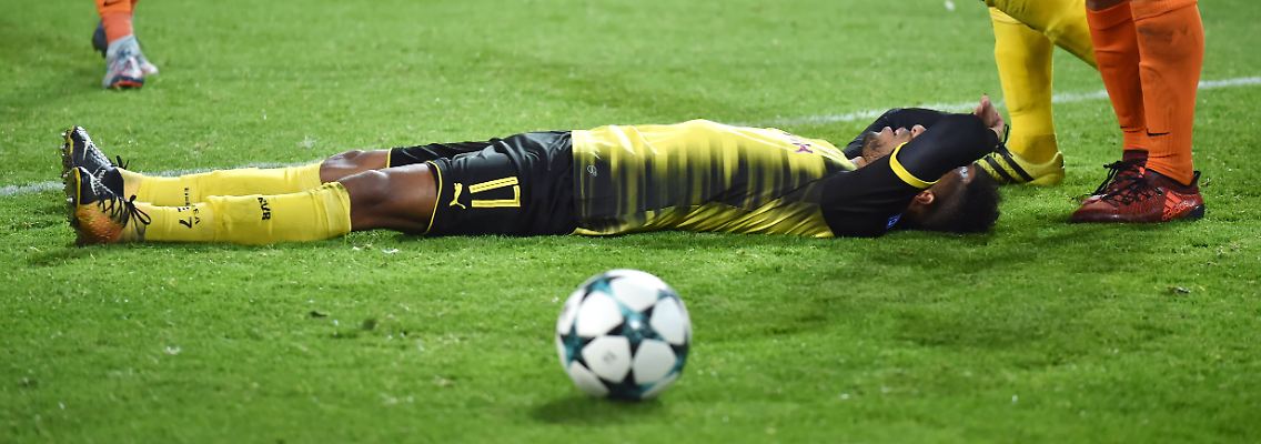 Ähnlich enttäuscht wie BVB-Spieler Pierre Emerick Aubameyang zeigen sich die Anleger des Dortmunder Fußballklubs.