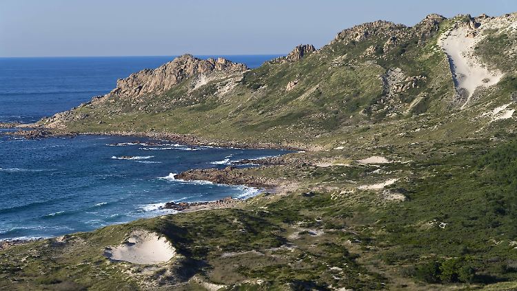 Küste bei Cabo Veo nördlich von Finisterre