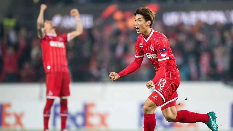 Joker Yuya Osako leitete den Kölner Sturmlauf in der zweiten Halbzeit ein.