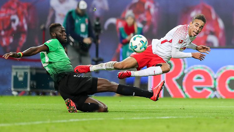Yussuf Poulsen soll seine Pressing-Stärke gewinnbringend für das RBL-Team einsetzen.