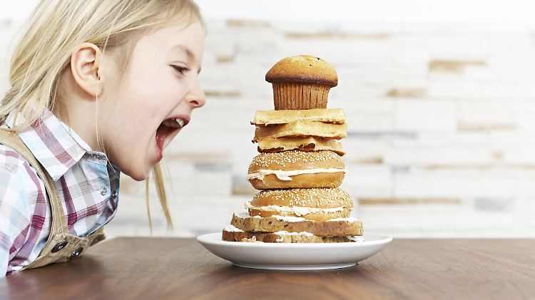 Viele Kinder essen die falschen Dinge.