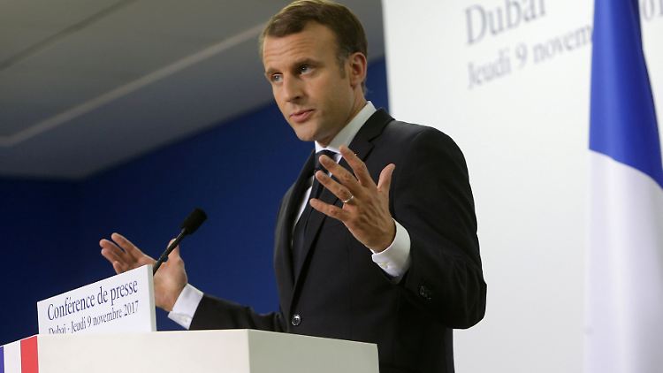 Macron kündigte in Dubai an, einen Abstecher nach Riad unternehmen zu wollen.