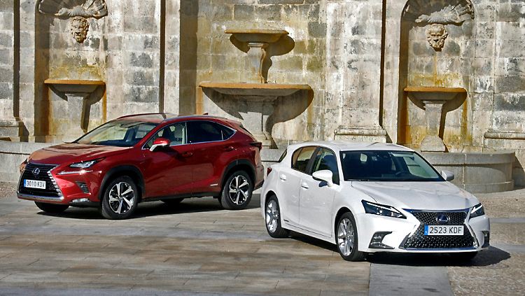 Doppelpremiere: In diesem Herbst bietet Lexus verjüngte Versionen von NX (links) und CT an.