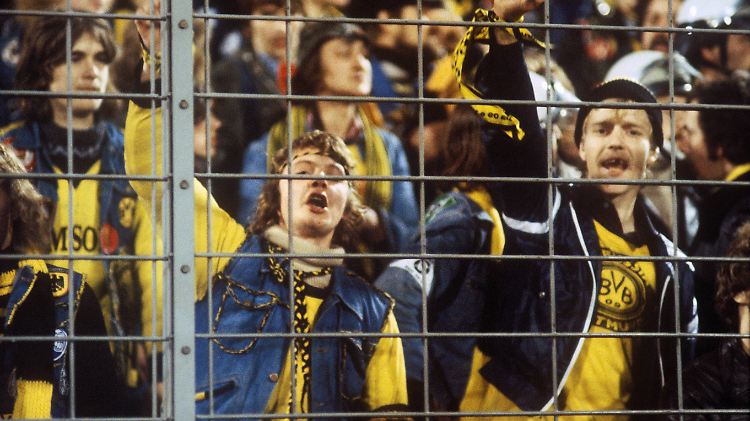 Kurz vor der Ekstase - die Stimmung in Dortmund war schon vor über 30 Jahren euphorisierend. 