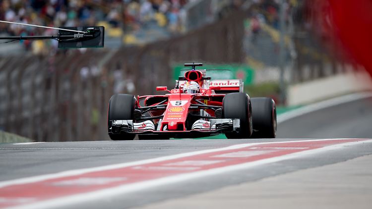 Sebastian Vettel musste sich nur einem anderen Fahrer geschlagen geben.