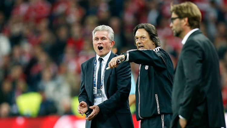2013 gewannen die Bayern mit der Kombination Heynckes/Müller-Wohlfahrt gegen den BVB und dessen Trainer Jürgen Klopp das Champions-League-Finale.