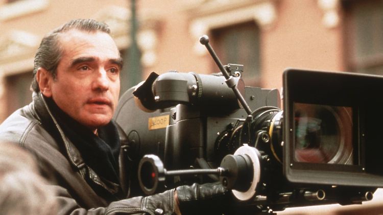 Martin Scorsese 1993 bei den Dreharbeiten zu "Zeit der Unschuld".