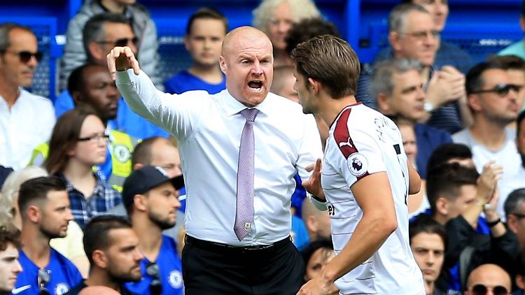 Trainer Sean Dyche qualifiziert sich beim FC Burnley derzeit für größere Aufgaben.