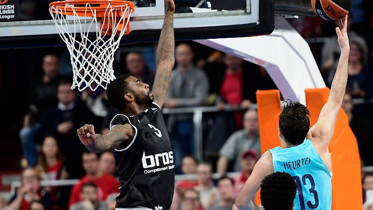 Bambergs Wright überzeugt gegen Barcelona.