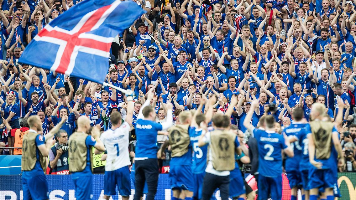 Eine kleine Nation ganz groß: Als bisher kleinste Nation überhaupt sind die Isländer bei einer WM-Endrunde an den Start.