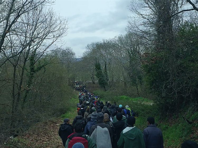 Für "Human Flow" begleiteten Ai Weiwei und sein Team Menschen auf der Flucht.