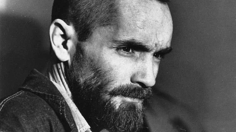 Manson im März 1971 vor Gericht.