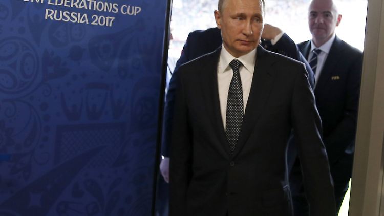 Das Thema Sport liegt Präsident Putin am Herzen - er lässt über einen Sprecher sein Unverständnis äußern.